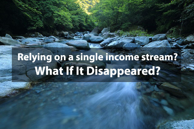 Illustrating a single income stream